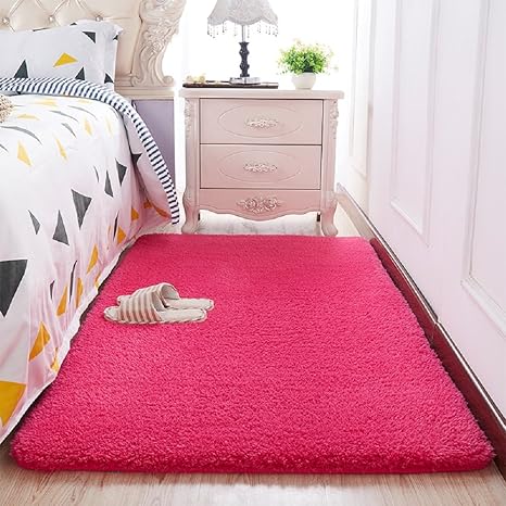 Amazon ソフトcozyソリッドカラーグレーshagエリアラグ子供部屋絨毯フィート再生 床子リビングルームカーペット女の子の部屋ラグ Plush保育園寝室ラグラグマット 160 230 Cm ラグ カーペット オンライン通販