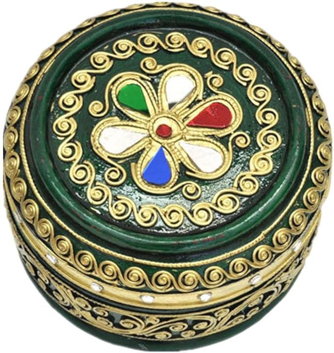 Caja de almacenamiento hecha a mano de madera maciza, caja de