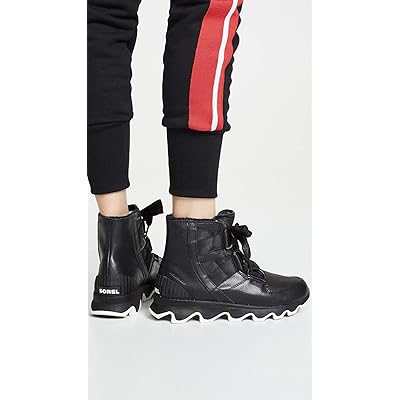 White Womens Kinetic Short Lace Boot Sorel Kinetic Short Lace