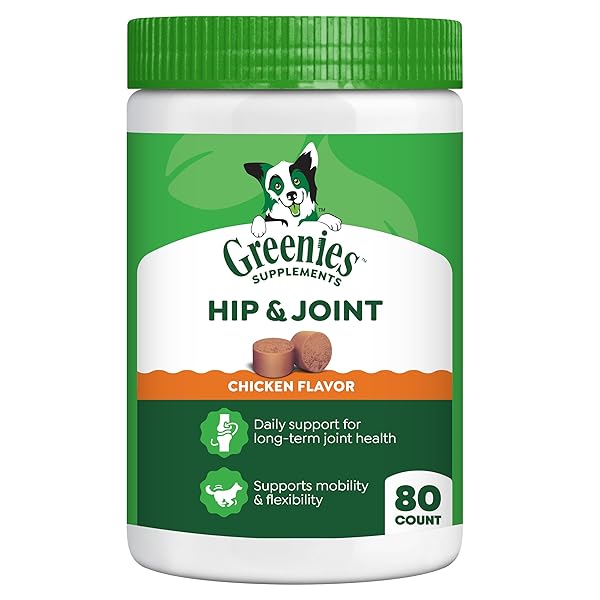 GREENIES SUPPLEMENTS HIP AND JOINT SUPPLEMENTS FOR DOGS,...