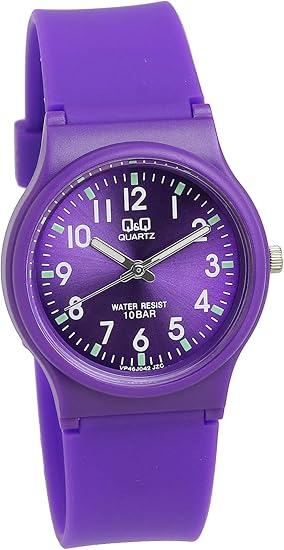 Amazon シチズン Citizen Q Q 腕時計 ウォッチ ラバー 32mm 10気圧防水 パープル メンズ レディース キッズ メンズ腕時計 腕時計 通販