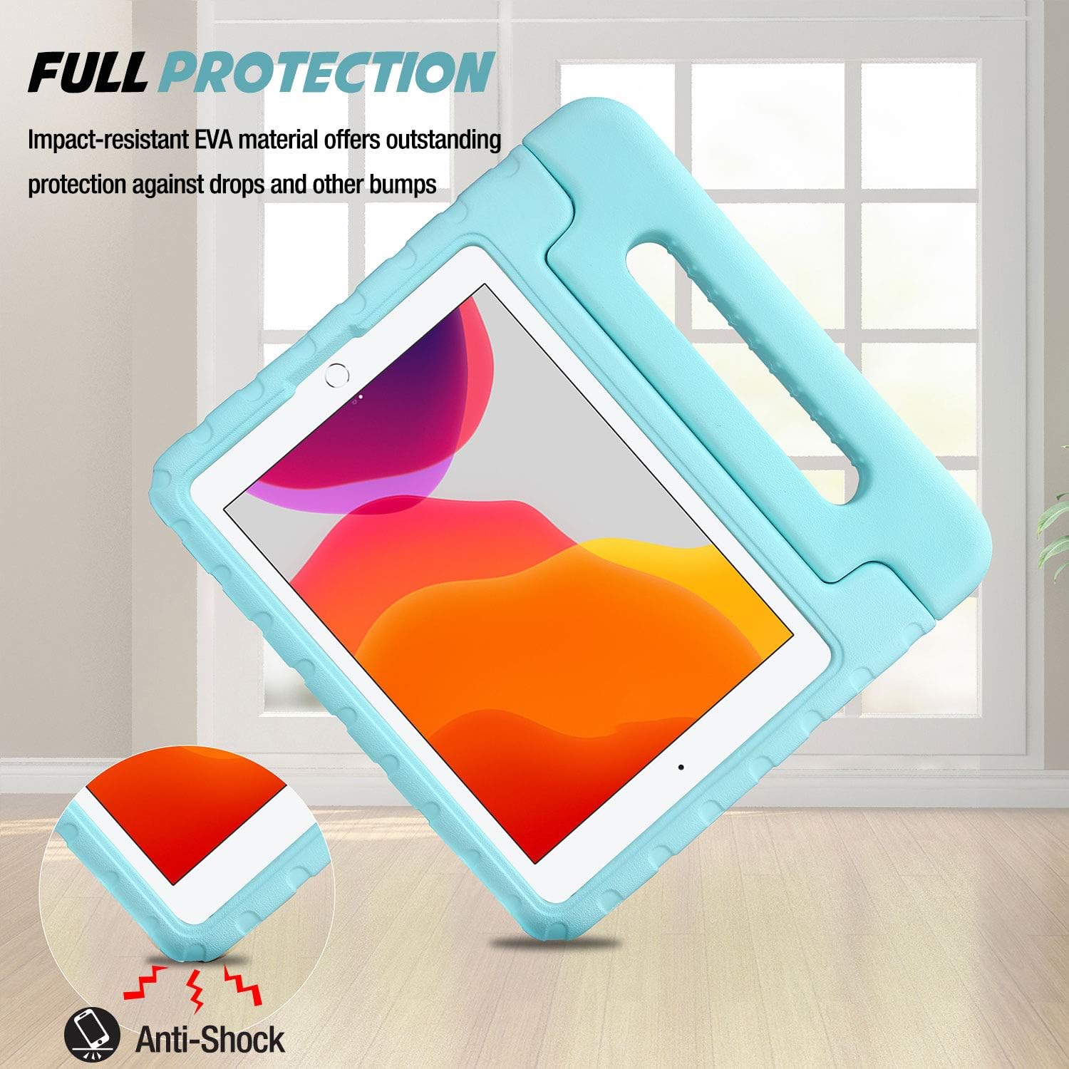 ProCase Kids Case for iPad 10.2 Inch 2021 2020 2019 (7th 8th 9th Generation) / iPad Pro 10.5/ iPad Air 3 - Image 4