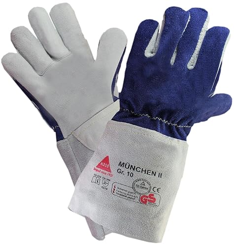 Hase Schweißerhandschuhe MÜNCHEN II Rindnarbenleder mit Kevlar-Futter