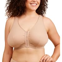 Cottonique Latex-Free Support Racerback Bra - 100% Organic Cotton, Hypoallergenic - View #4