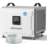 Airecoler 70 Pints Commercial Dehumidifier with Pump for Crawl Space | Basement, Energy Star, Built-in Remote Control, Drain Hose, Built-in Pump, Auto Defrost | Airecoler Stellar SP10