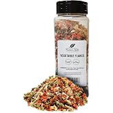 Vegetable Soup Blend Dried Dehydrated Vegetable Flakes 10 oz Reclosable Bottle To Make Ramen Noodle Soup