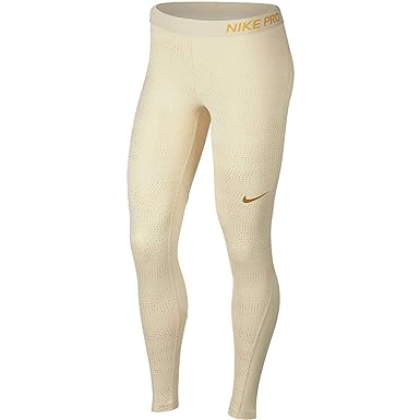 mallas nike pro dorados