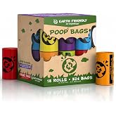 Earth Friendly Dog Poop Bags, 324 Count - Extra Thick, Leak-Proof, Lavender Scented Dog Poop Bags with Odor Blocker - Eco-Friendly, Tear-Resistant, 9x13 Inch Bags for Large &amp; Small Dogs - 18 Rolls