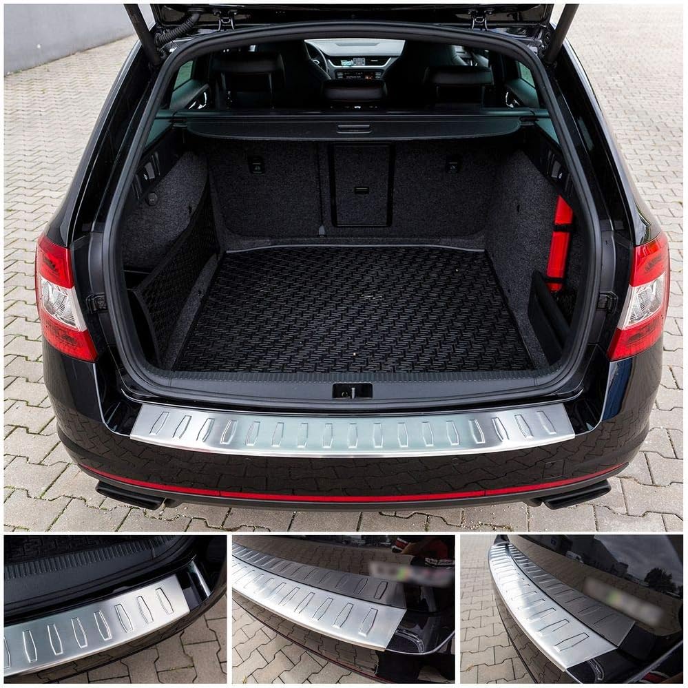 Stainless steel bumper protection with bevel 3d Profile