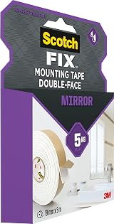 Scotch FIX Mirror Indoor Mounting Tape 19mm x 5m for Humid Areas view 4