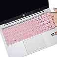 CaseBuy Keyboard Cover for HP Envy 2-in-1 14" 14t-es000 14-es1023dx 14-es0013dx 14-es0033dx, HP 14 Laptop 14z-em000 14-em0047nr 14t-ep000 14-ep0199nr 14-ek1099nr 14-ek0033dx Keyboard Protector