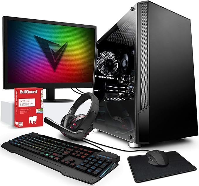 Vibox I12 PC Gaming con un Juego Gratuito Windows 10 Pack Monitor