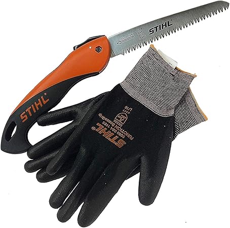 H System Stihl Scie Pliante Pr 16 Et Gants Sensogrip Amazon Fr Jardin