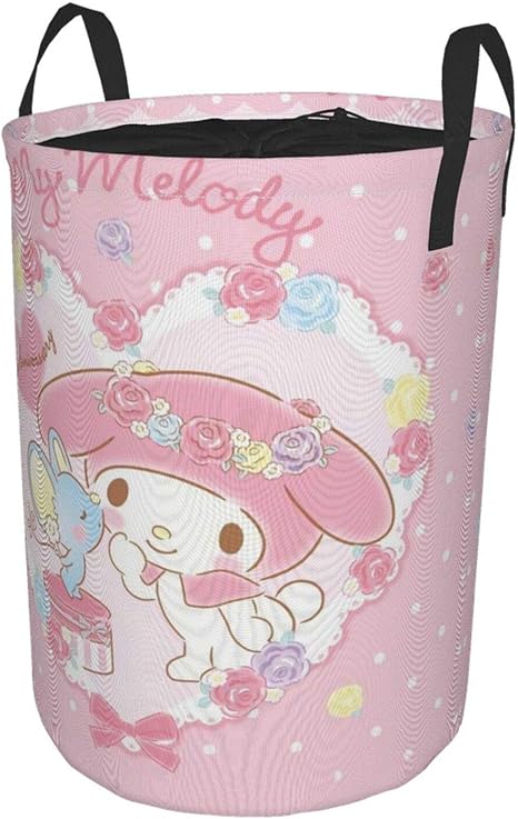 Amazon Co Jp My Melody 洗濯かご ランドリーバッグ 壁掛け収納 吊り下げ収納 洗濯ボックス 洗濯物入れ脱衣かご おしゃれ ランドリー収納 汚れた服の収納袋 ホーム キッチン