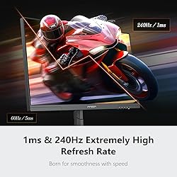INNOCN 24.5" Gaming Monitor 1440p 240Hz QHD 2K PC