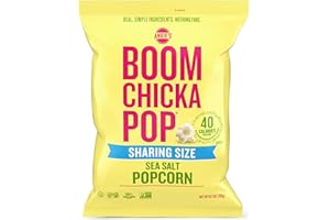 Angie's BOOMCHICKAPOP Sea Salt Popcorn, Gluten Free, Party Size, 6.7 oz.