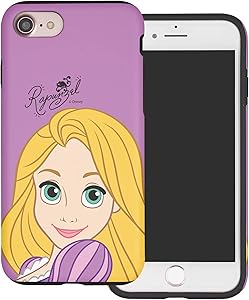 WiLLBee Compatible with iPhone 6S / iPhone 6 Case (4.7inch) Princess Layered Hybrid [TPU + PC] Bumper Cover - Face Rapunzel