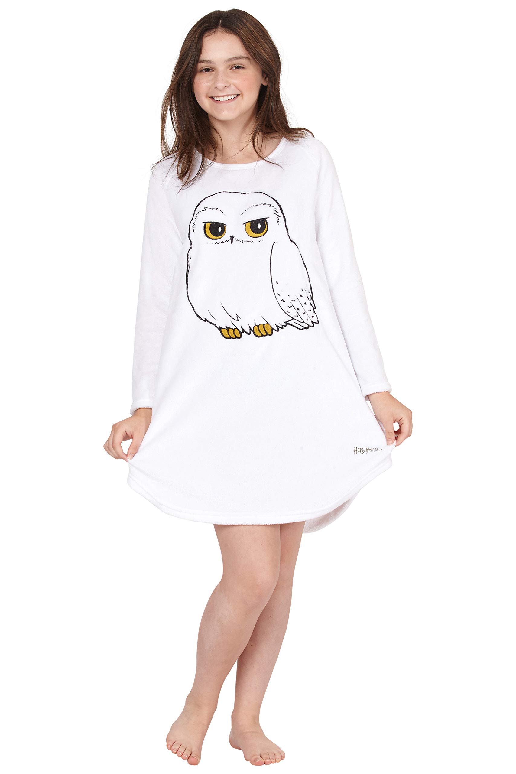 Harry Potter Pajama Girls Hedwig Owl Micro Raschel Fleece Hi