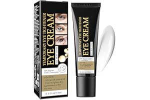 FUPUTO Temporary Instant Eye Tightener Cream – Quickly Reduces Dark Circles, Eye Bags, Puffiness, and Fine Lines for Anti-Aging and Firming. Provides Rapid Hydration and Locks in Moisture, 0.5 fl. oz