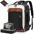 LOVEVOOK 50L Travel Backpack Carry On Airline Approved, Large Backpack with 3 Packing Cubes, TSA Travel Essentials Carry On Bag, Waterproof Weekender Overnight Luggage Daypack, Fits 18 Inch Laptop