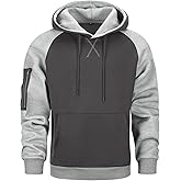 Wirltte Mens Hoodies Fleece Drawstring Hooded Pullover Sweatshirts for Men with Pocket