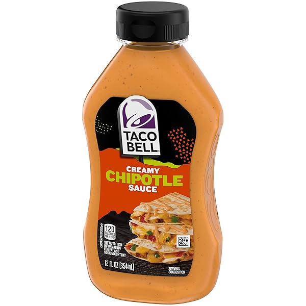 TACO BELL CREAMY CHIPOTLE SAUCE, 12 FL OZ BOTTLE, PACK OF 1