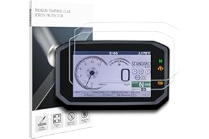 DuroShield Tempered Glass Screen Protector for 2023 2024 Honda XL750 Transalp Motorcycle 5-Inch Instrument Display Anti Finge