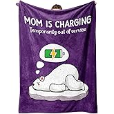 Craftique Christmas/Birthday Gifts for Mom- Soft Blanket with Funny Design- New Mom Gifts, Practical Blanket Throw for Napping Travel, 60"*50"