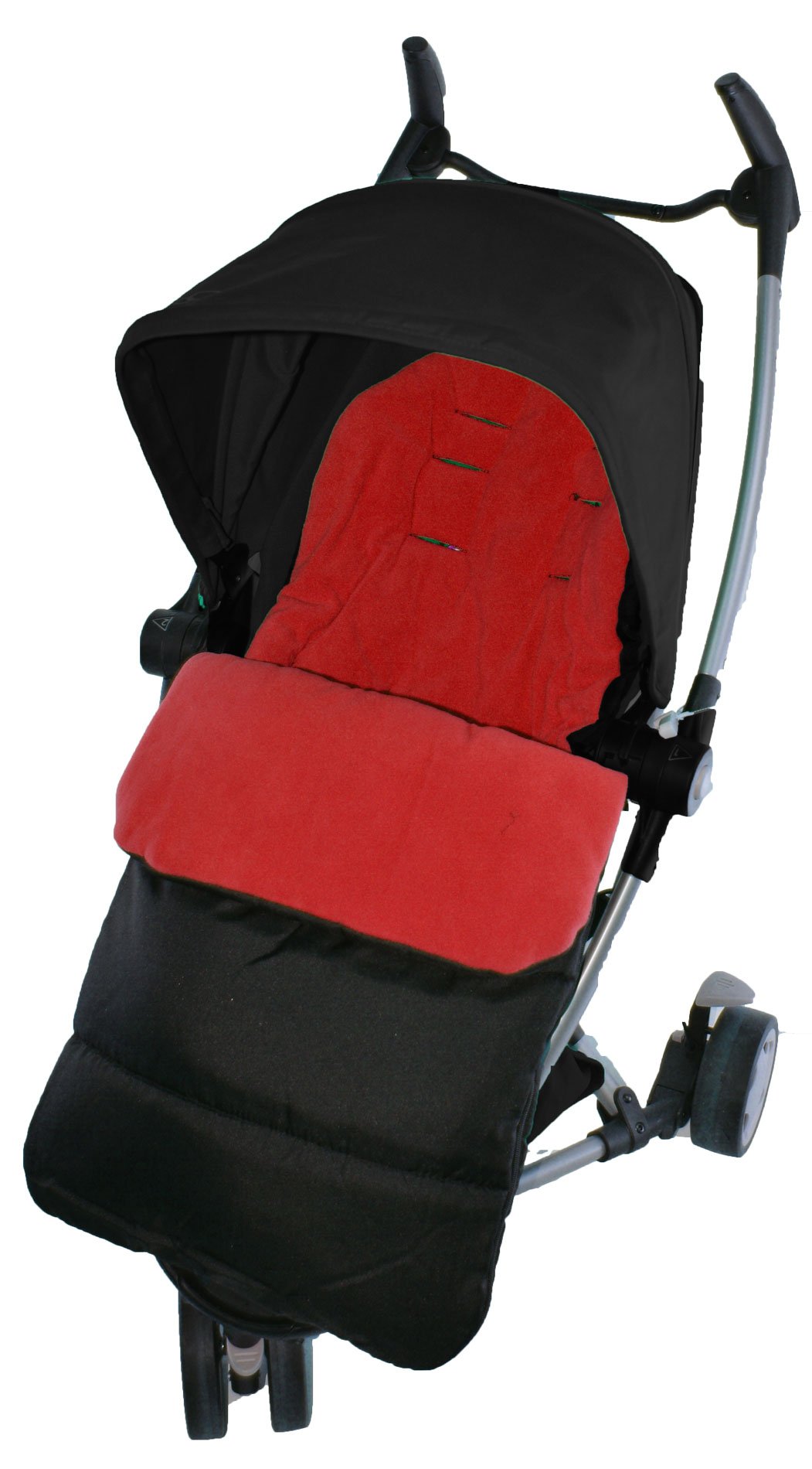 Footmuff/Cosy Toes Compatible with Quinny Yezz Pushchair Fire Red