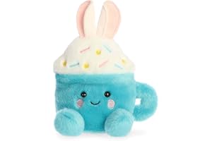 Aurora® Adorable Palm Pals™ Lopi Bunny Latte™ Stuffed Animal - Fun Collectible Plush for Kids and Adult Collectors - Seasonal