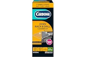 Carbona Oven Rack & Grill Cleaner | Eliminates Thick Grease & Build-Up | Griddle & BBQ Cleaning Solution | 16.8 Fl Oz, 1 Pack