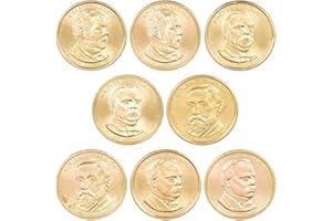 PROFILE COINS & COLLECTIBLES 2012 P&D Presidential Dollar 8 Coin Set BU Uncirculated Mint State $1