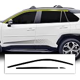 BOGAR TECH Side Window Chrome Delete Overlay For Honda CR-V 2023-2025 - Gloss Black Trim Kit