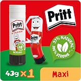Pritt Glue Stick 43g White Craft School Office Kids Arts Paper Adhesive view 2