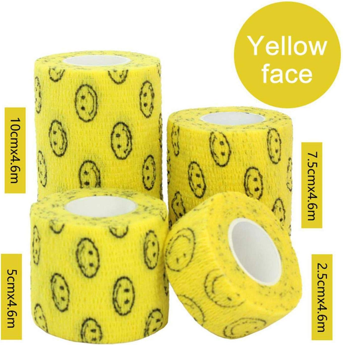 1 Roll 16 Colors Flexible Self Adherent Cohesive Pet Cat Bandage Medical Elastic Dog Bandage Vet Tape Wraps 4 Sizes Waterproof