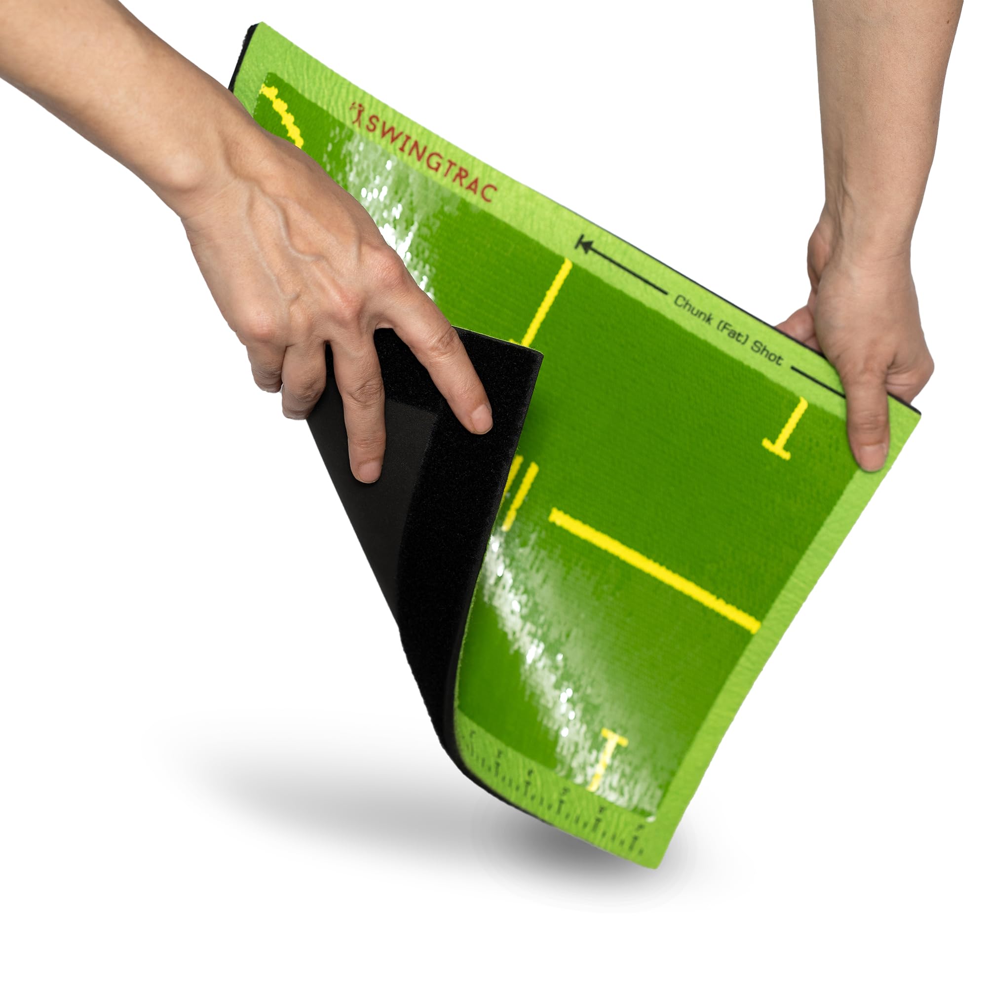 SWINGTRAC Replaceable Golf Training Mat w/Swing Tracker - Outdoor/Indoor Practice Trainer for Driving - Pro Grip Golf Hitting Mats for Improved Swing Accuracy and Distance (Replacement)