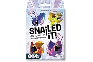 HASBRO GAMING Snailed it! Game | Easy to Learn Family Games for Kids, Teens, and Adults | Snail Card Game | Ages 8 and Up | 3 to 6 Players | 20 Mins. | Christmas Stocking Stuffers