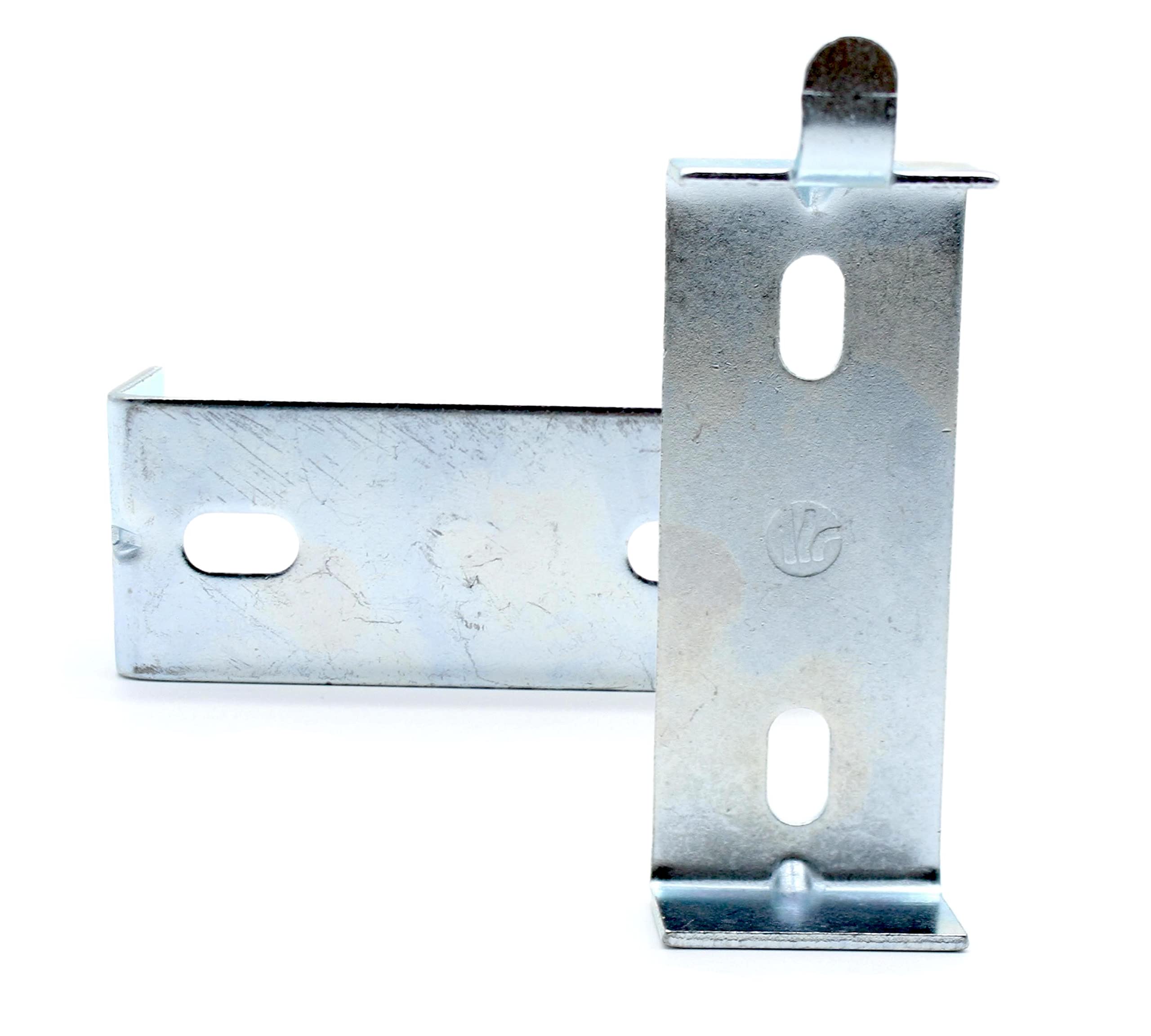 DOJA Barcelona Radiator Wall Bracket - Pack of 2 - Metal Radiator Support Type Nail with Triangular Wall Fixing Brackets for Electric Radiators, Water Radiators Thermal Emitter Wall Heater Bracket