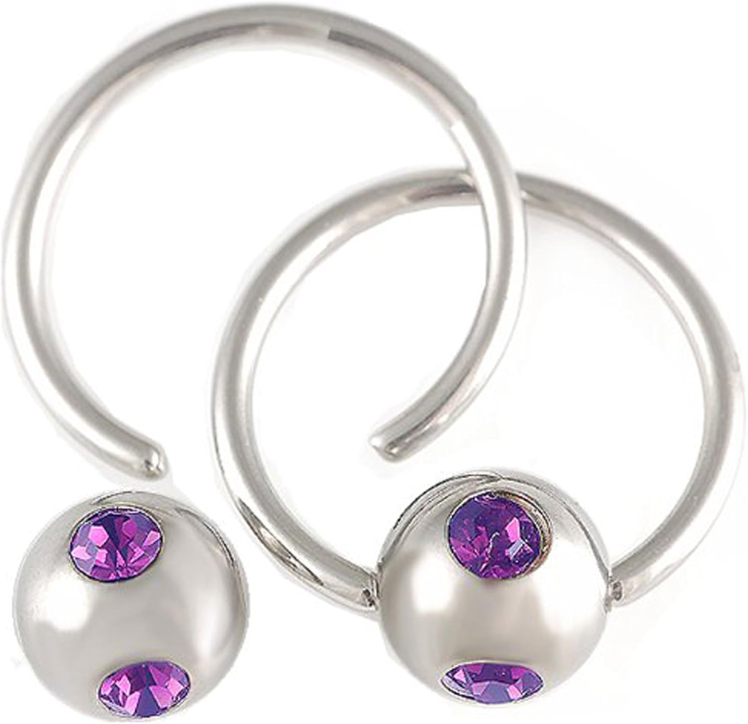 Amazon 14g 14 Gauge 9 16 Inch 14mm Surgical Steel Nipple Bars