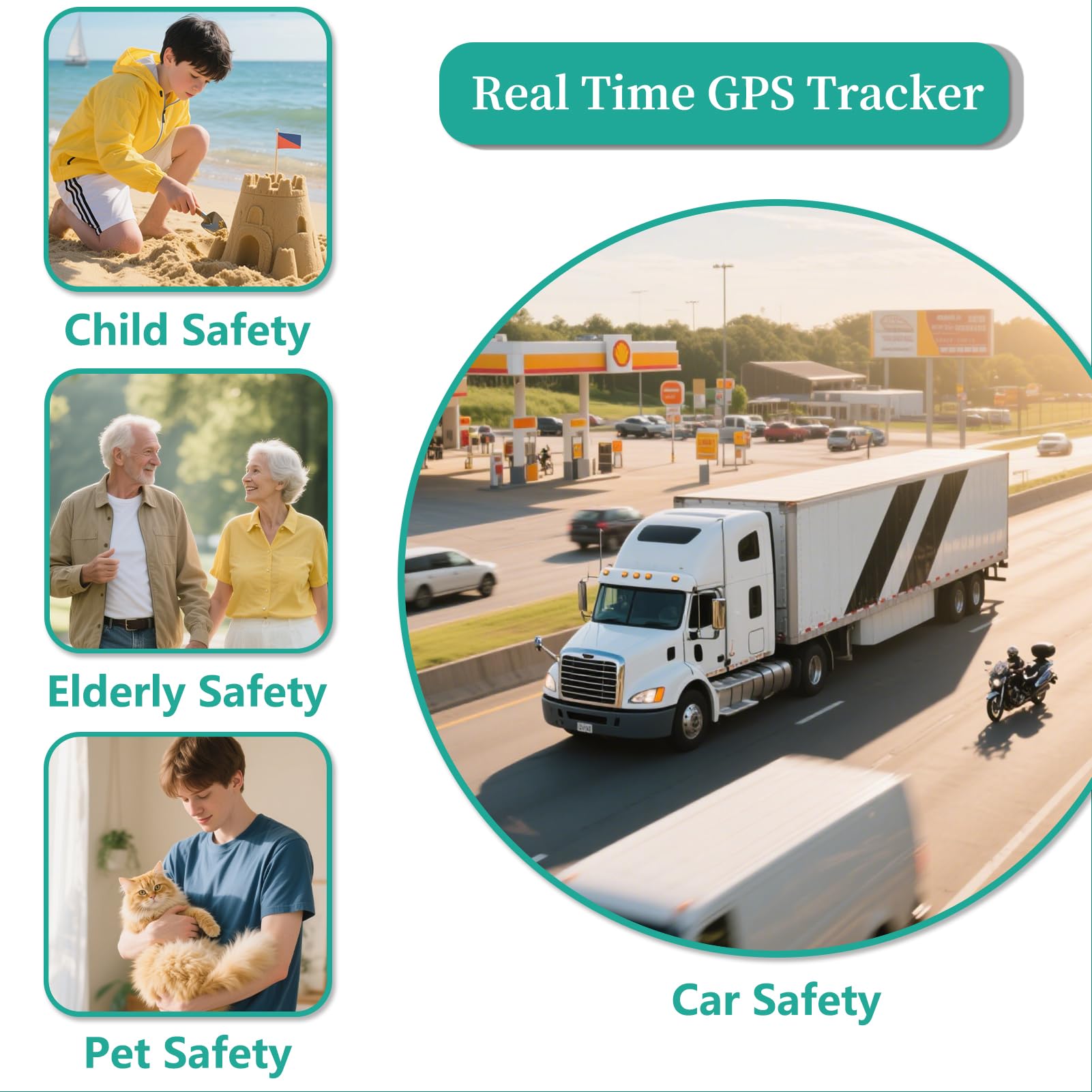 2 Pack GPS Tracker and 2 Keychains for Vehicles Work with Find My (iOS Only) Real Time Hidden Mini Car Locator Tracking Global Coverage Device No Monthly Fee or Subscription No SIM Card Required