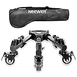 NEEWER Photography Tripod Dolly, Heavy Duty 33lbs