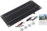 ARMYJY 60W 12V Solar Trickle Charger Battery Maintainer for Car Boat view 6