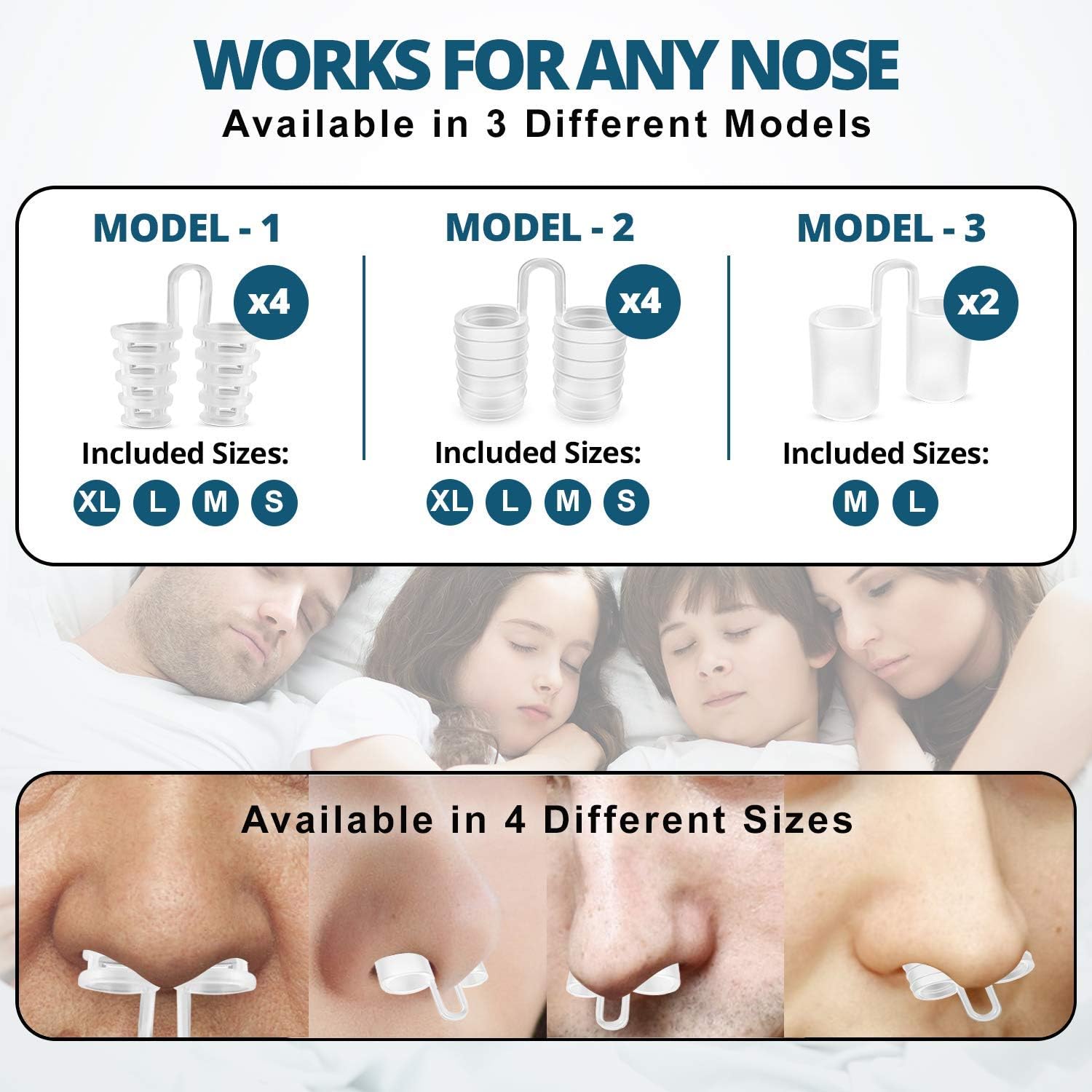 Wooppa Snoring Solution - Anti Snoring Solutions - Anti Snoring Devices - Snore Aids - Nose Vents - Snore Nasal Dilators - 10 Pack - Snore Stopper Set - Reduce Snoring - Stop Snoring: Health & Personal Care