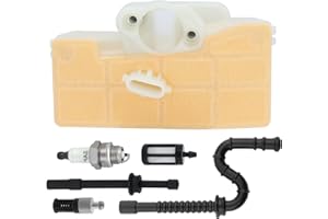HIPA Air Filter + Spark Plug + Fuel/Oil Line Filter for Sthil 029 039 MS290 MS310 MS390 Chainsaw