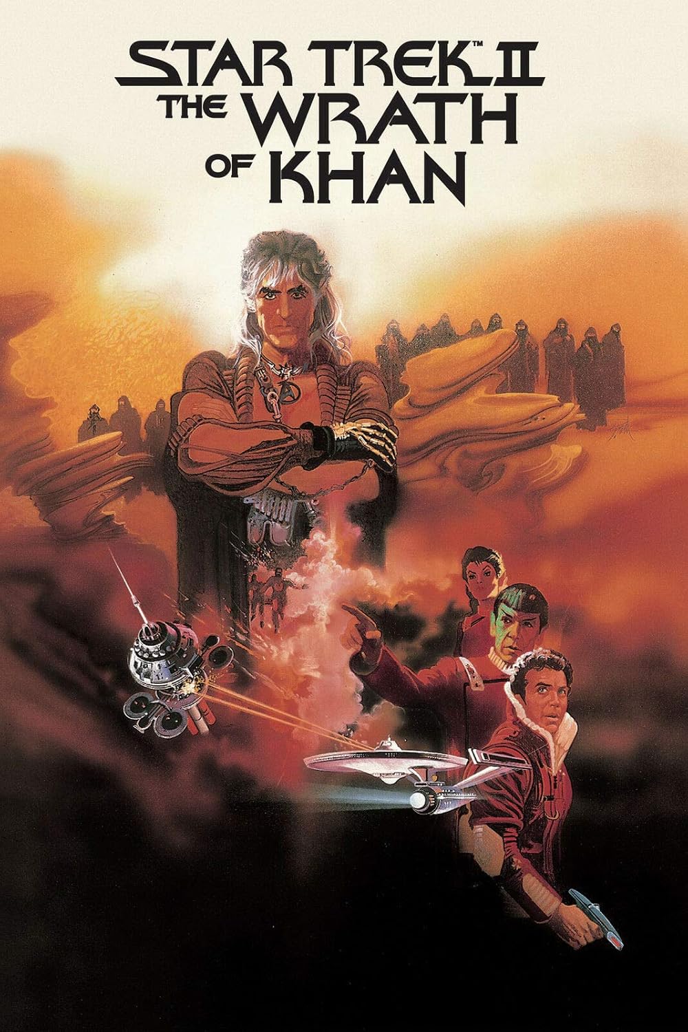 DAYNIELAB Star #Trek Ii The Wrath of Khan Movie Poster 1982 Poster Wall Art Home Decor Gifts for Lovers Painting