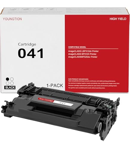 プリンター・複合機 Canon cartridge 041 Amazon.com: Canon Genuine 041 Black Toner Cartridge