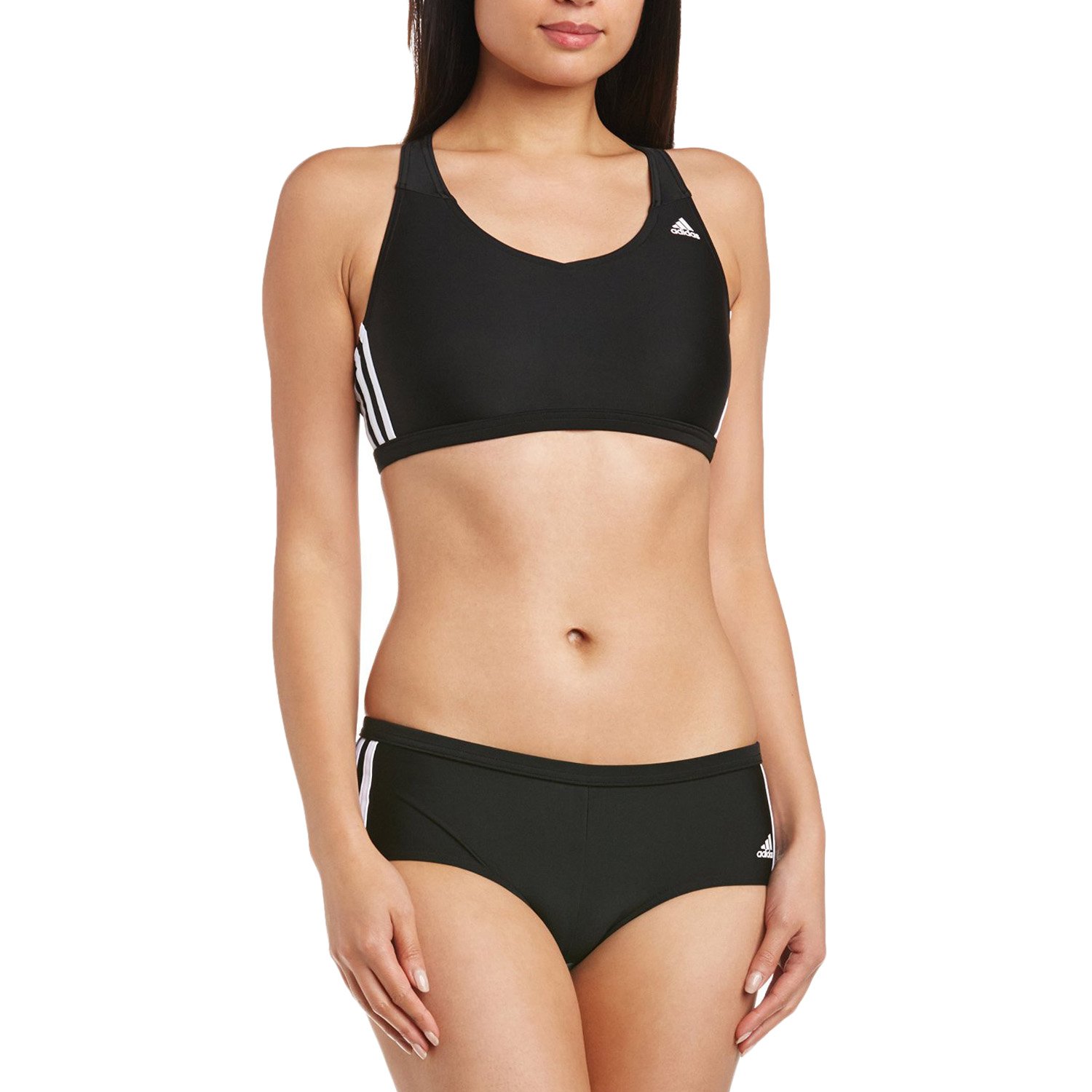 adidas 3 stripe 2 piece performance bikini