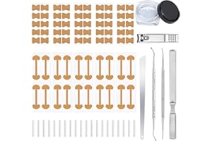CESWEIAR Ingrown Toenail Corrector Set with Correction Strips, Professional Ingrown Toenail Removal Kit, Toenail Correction Strips & Ingrown Toenails Pedicure Tool Set for Home Pedicure Care