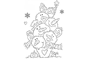Woodware craft stamp, Photopolymer, 4 x 6 in