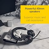 Jabra Evolve2 40 PC Headset UC Certified Noise Cancelling Stereo USB-C Black view 6